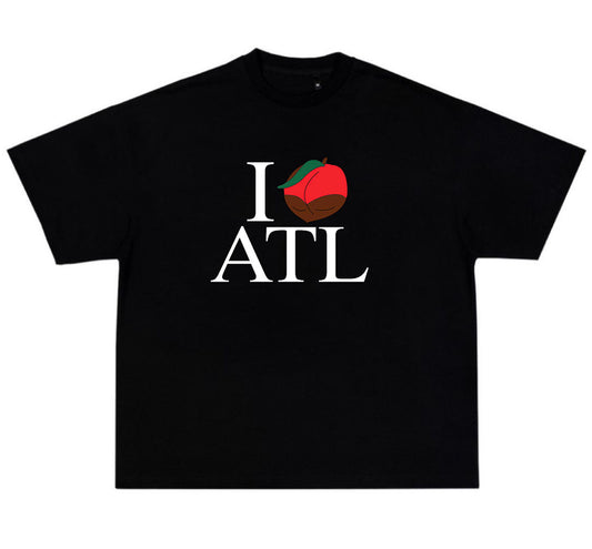 I LOVE ATL T SHIRT BLACK